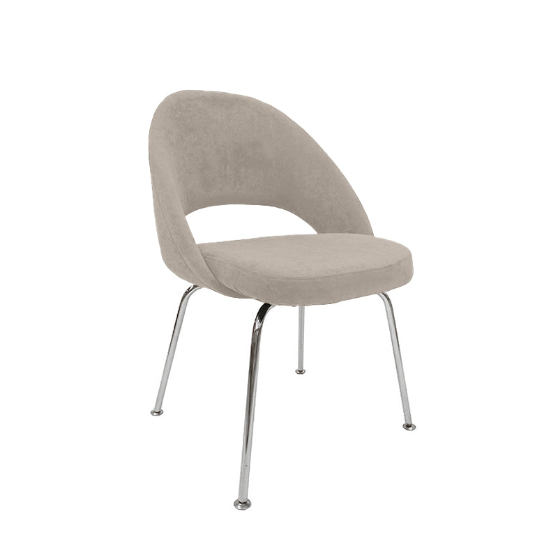 Silla Saarinen Tub Pana Veluti, Base Cromo o Negra